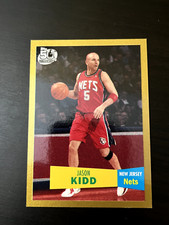 Jason Kidd 2007-08 Topps 1957-58 Retro Variation Gold /2007 #5 New Jersey Nets