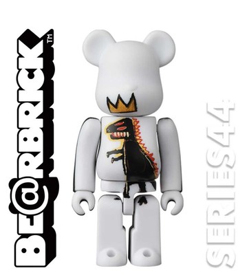 BEARBRICK Series 44 Jean Michel Basquiat Dinosaur Animal 100% Be@rbrick Medicom