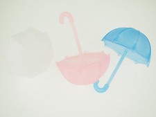 Plastic Bridal Shower Baby Party Favors Umbrella Parasol Sombrilla Candy Box