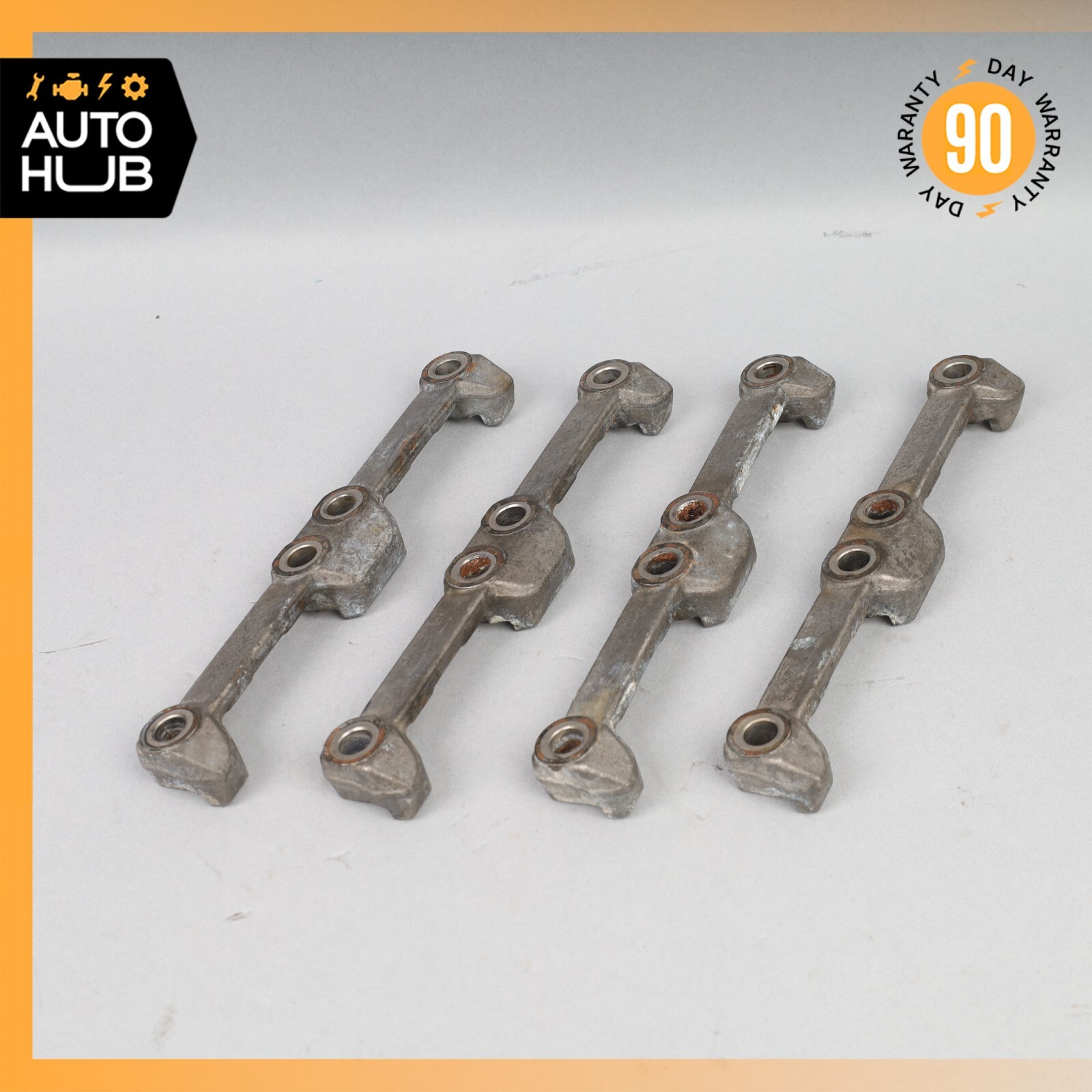 Aston Martin DB11 M177 4.0L V8 Exhaust Manifold Retainer Plate Set OEM