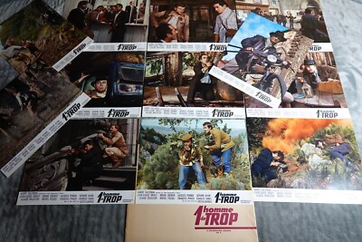 UN HOMME DE TROPO bruno cremer Vanel Piccoli Costa-Gavras 24 photos lobby cards