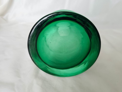 Scandinavian Riihimaki art glass vase Circa mid century modern - Picture 9 of 9