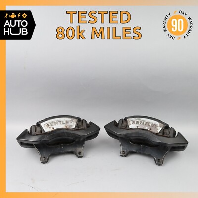 Bentley Continental Flying Spur Front Brake Calipers Left and Right Set OEM 80k