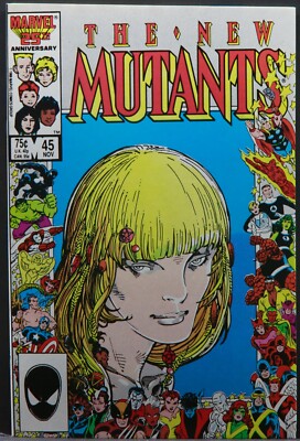 The New Mutants #45 in NM 9.4 Condition