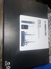 Phenyx Pro PTU-71 Black Professional Dual UHF Dynamic Wireless Microphone 158 