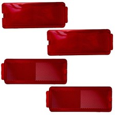 OEM NEW 1999-2007 FOUR Ford Super Duty Door Trim Penel Reflectors - Front/Rear