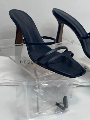 Shop NEOUS Women s Leather T-Strap Sandals   Size EU 40 (US 9.5 10)