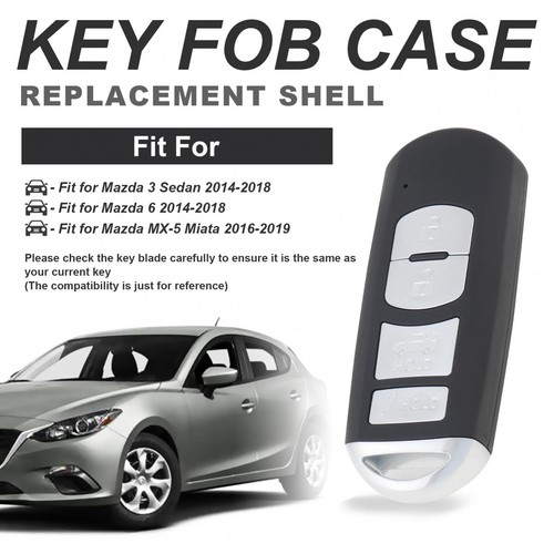 Fit for Mazda 3 6 2014-2018 SKE13D-01 4 Button Replace Shell Key Fob Cover Case - Picture 4 of 9