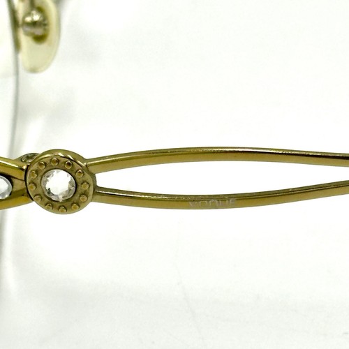 Montatura occhiali da vista Vogue VO3930-B1 848 52 17 135mm donna rettangolare metallo oro - Foto 5 di 11