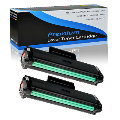 2PK MLT-D104S 104L Toner Cartridge For Samsung SCX-3201 SCX-3200 3205 ML-1670