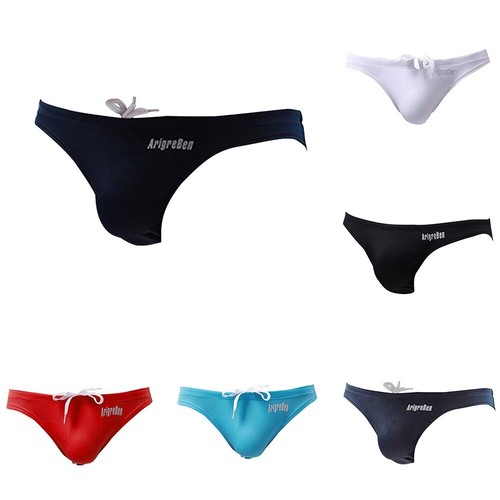 Men Sexy Low Waist Swim Briefs Swimming Pants Bikini Beach Shorts Quick Dry - Picture 10 of 31