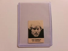 Jake Zumbach University of Colorado 1972 College Football CO Panel