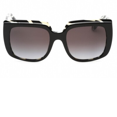 Dolce & Gabbana Black on Zebra Gray Gradient Sunglasses  display picture 2