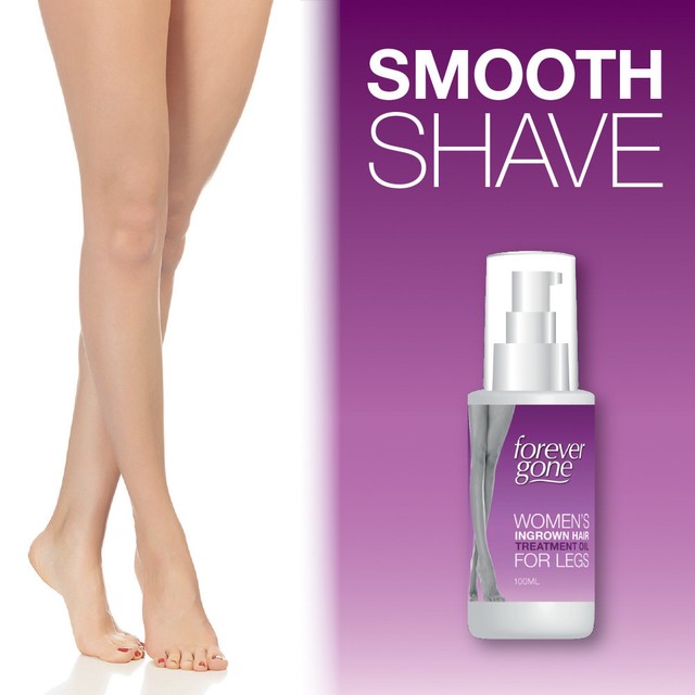 Forever Gone Womens Ingrown Hair Treatment Oil For Legs Stops