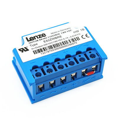 E82ZWBRE Lenze MOTOR BRAKE CONTROL 400VAC 180VDC 0.61ADC rectifier module