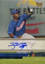 Topps Stadium Club Baseball 2008 Autograph Base Card 161 Brandon Boggs
