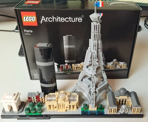 3 x LEGO ARCHITECTURE: Paris (21044); New York (21028); Dubai (21052)