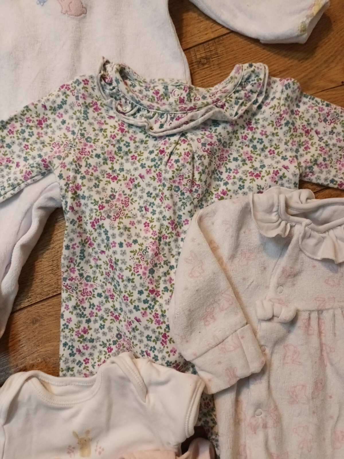 Baby girl 03 Months outfit bundle, babygrows, vests, knitted set eBay