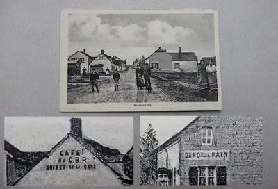 Frankreich Menneville Cafe du C.B.R. Buffet de la Care & Depot de Pain