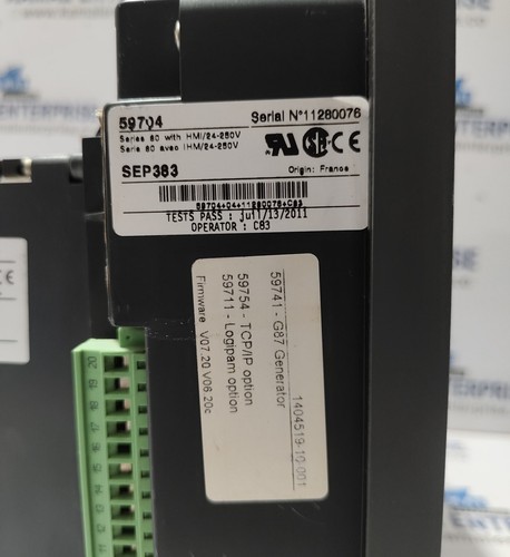 Relé de protección Schneider Electric SEP383 Sepam 59704 funcionando - Imagen 6 de 7