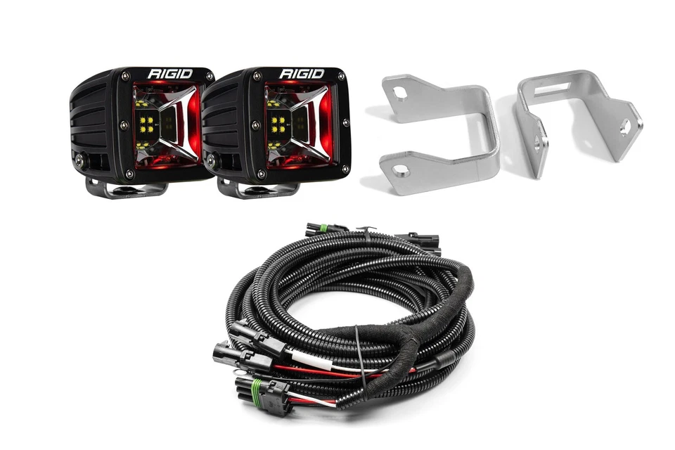 Комплект задних светодиодных красных резервных фонарей 2017–2020 Raptor STAGE RADIANCE жесткие 2019 2018 - Изображение 2 из 4