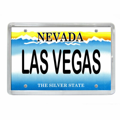 Nevada | Las Vegas | The Silver State - Souvenir  - Fotomagnet - 5mm Acryl