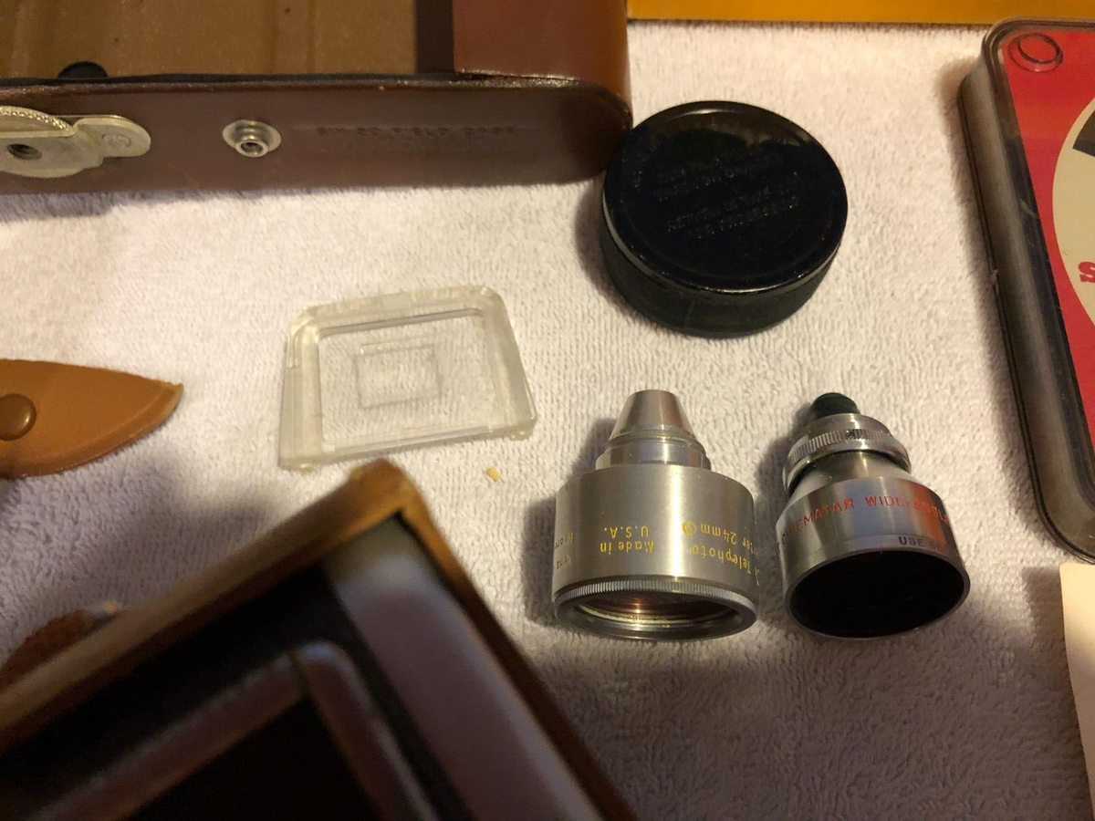 VINTAGE KODAK BROWNIE 8MM MOVIE CAMERA W/ EXTRAS & ORIGINAL BOX | eBay