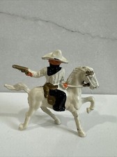 Vtg Manoil Barclay Lead Toy Masked Cowboy Horse no Lasso Cavalry Dimestore WOW 