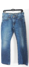 American Eagle Mens Original Bootcut Blue Denim Cotton Jeans Size 30