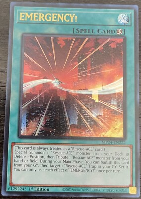 EMERGENCY! 1st Edition Ultra Rare MP24-EN222 Yu-Gi-Oh!