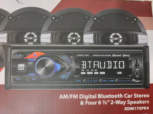 New Dual Bluetooth 200W Car Stereo w/ 4 