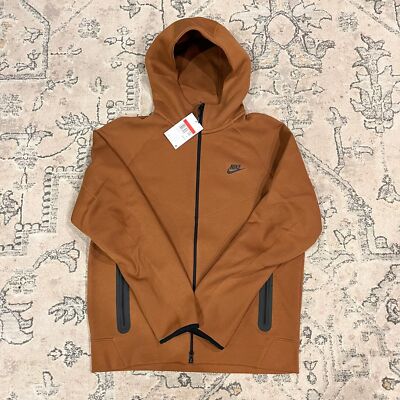 Nike Sportswear Tech Fleece Brown/Black Windrunner Full Zip Hoodie