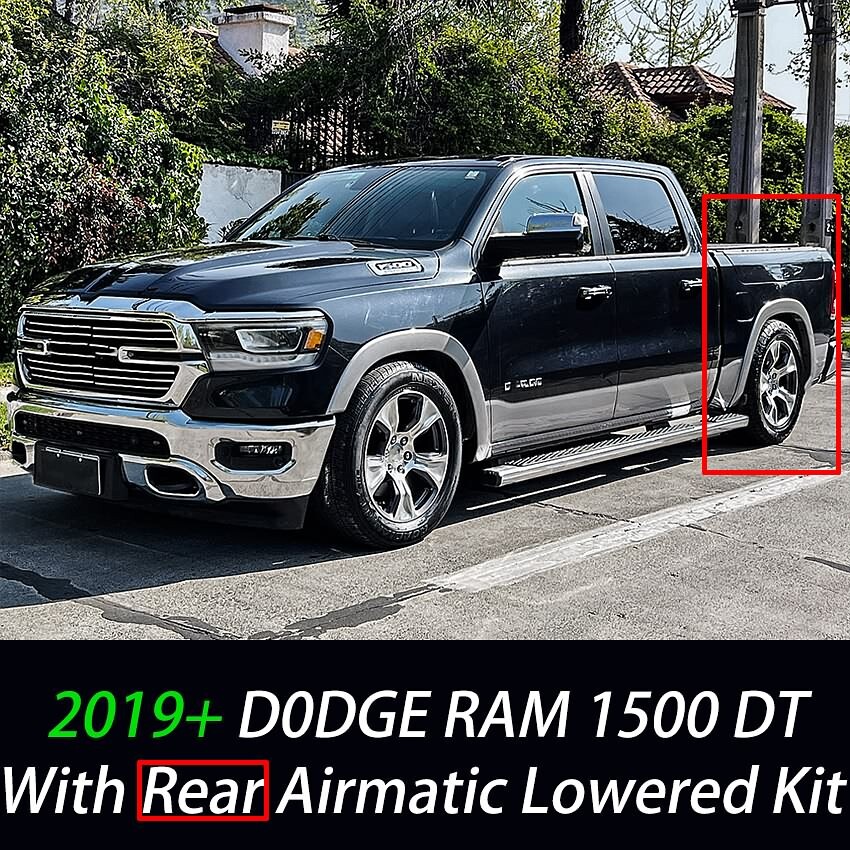 Rear lowering kit for 2019+ Ram 1500 DT with Air Suspension