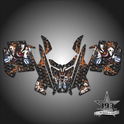 2010 - 2015 POLARIS PRO RMK - RUSH Decal Sticker Wrap Graphics Evil ...