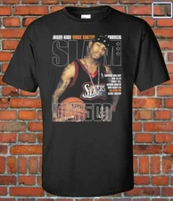 Allen Iverson Magazine Cover Tee Philadelphia 76ers The Answer Question GOAT