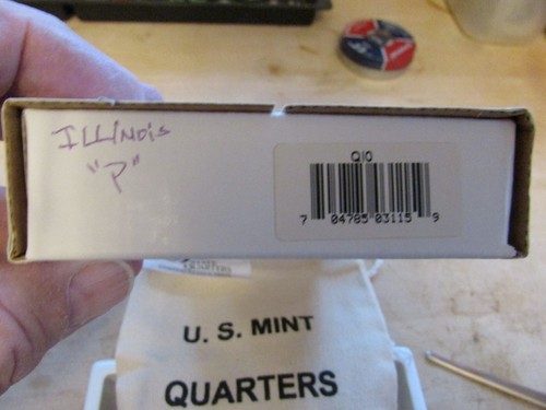 $25 Unopened Mint Bag, 2003-P Illinois State Quarters - Picture 3 of 3