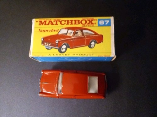Matchbox RARE Superfast #67 Volkswagen 1600 Red In Original F Type Script Box - Picture 9 of 20