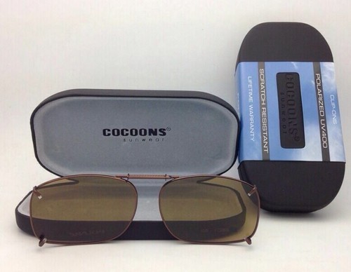Gafas de sol/anteojos polarizados ámbar COCOONS sobre Rx con clip REC 1-52 bronce - Imagen 6 de 8