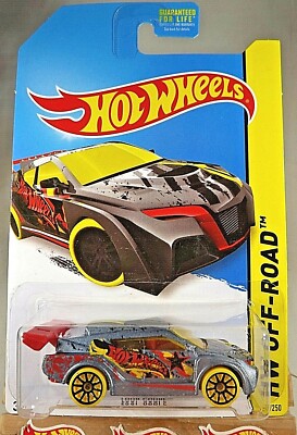 2014 Hot Wheels Treasure Hunt #121 HW Off-Road/HW Daredevils LOOP COUPE Gray w10