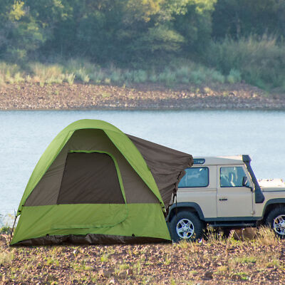 Outsunny Autozelt Campingzelt Reisezelt 4-5 Personen Glasfaser Polyester Grün