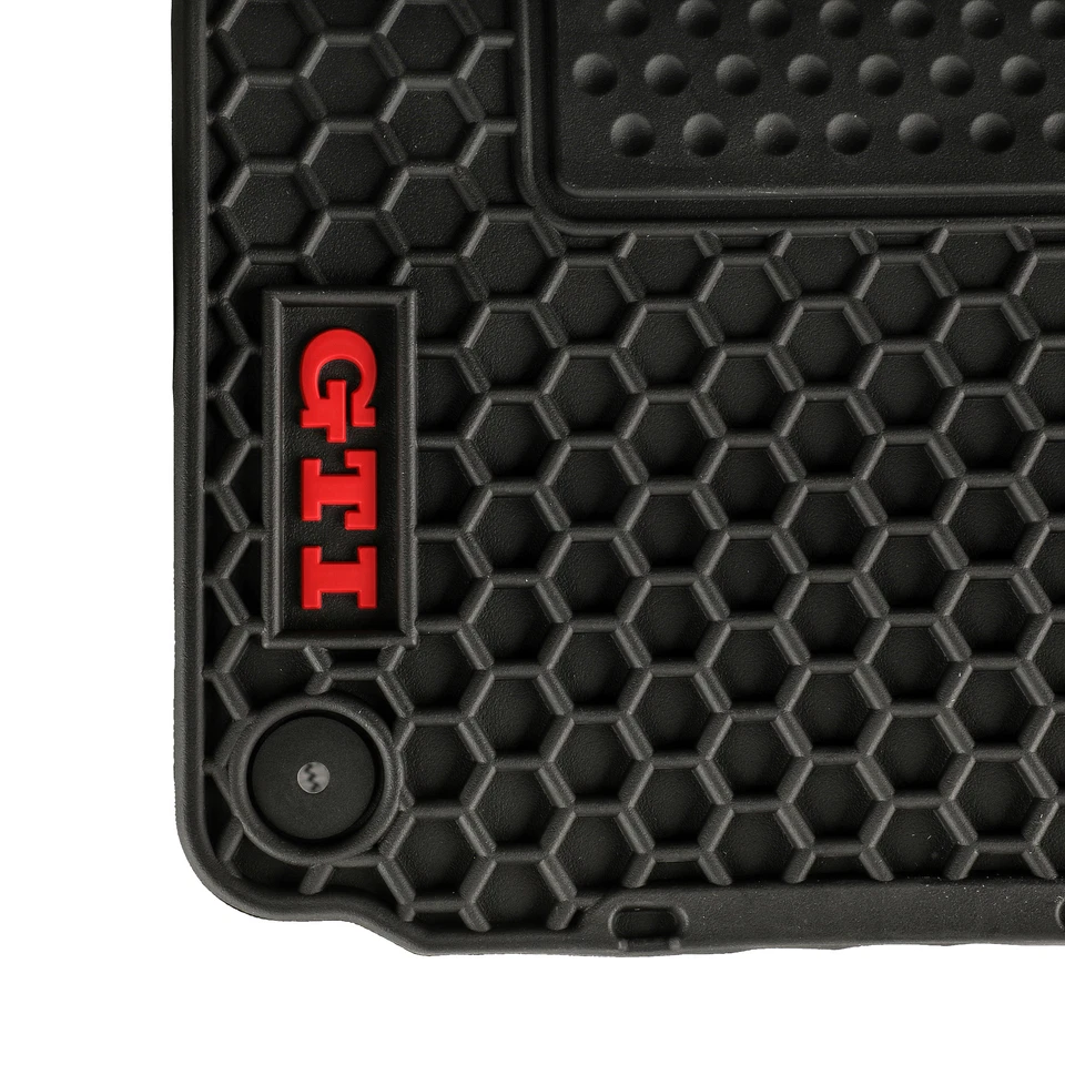 06-09 Juego de alfombrillas monstruo para todas las estaciones Volkswagen GTI MK5 y 10-12 GTI MK6 ORIGINALES OEM Foto 3 de 4