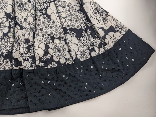 Limited Too Y2K Black & White Floral Skirt Girls' 16 - Picture 2 of 5