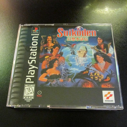 Suikoden (SONY PlayStation 1, 1996) PS1 Konami PSOne COMPLETE NEW PRISTINE MINT