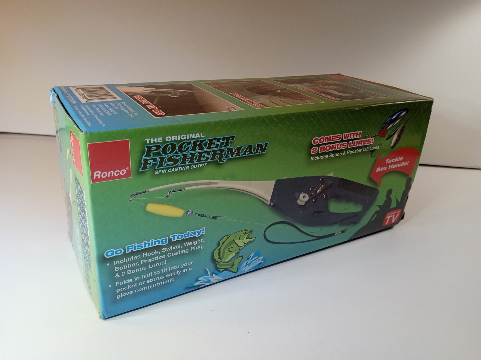 Ronco The Original Pocket Fisherman Spin Casting Outfit 2014 w/Box