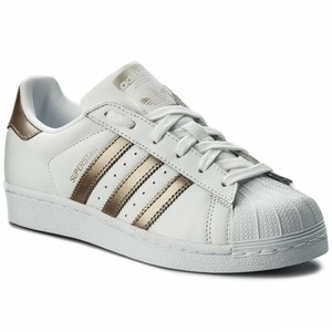 Scarpe Da Donna Adidas Superstar CG5463 Bianco Oro Sneakers Sportiva Pelle Nuovo | eBay