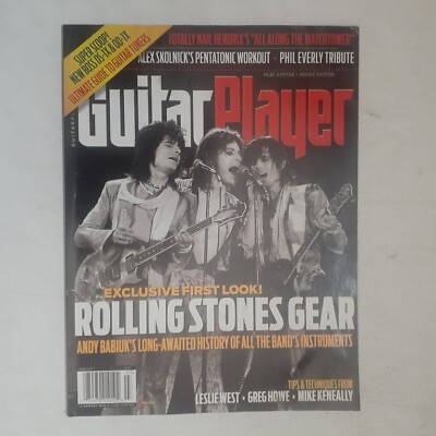 Guitar Player Rolling Stones Greg Howe Leslie West Rory Hoffman Mike Keneally F