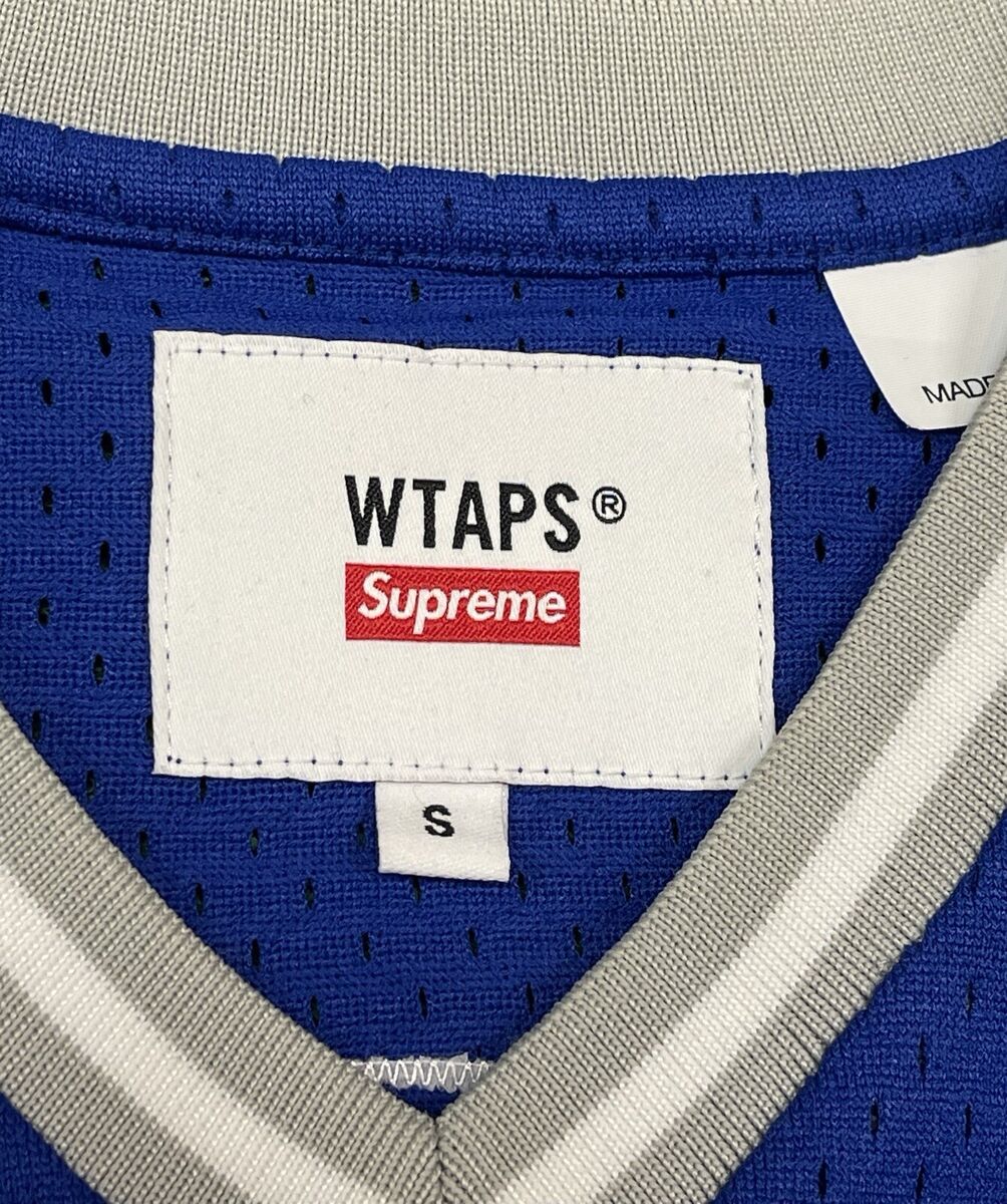 Supreme WTAPS Mitchell & Ness Hockey Jersey Size Small Blue Supreme WTAPS Mitchell & Ness Hockey Jersey Size Small Blue