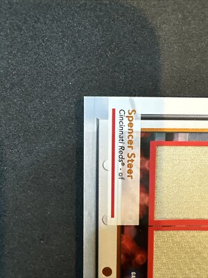 2024 Topps Museum Collection Spencer Steer Signature Swatches 