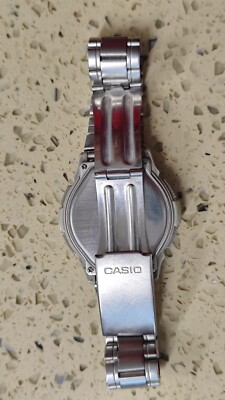 CASIO DATA BANK WORLD TIME ANA-DIGI QUARTZ ABX-67 JAPAN MEN'S NOT