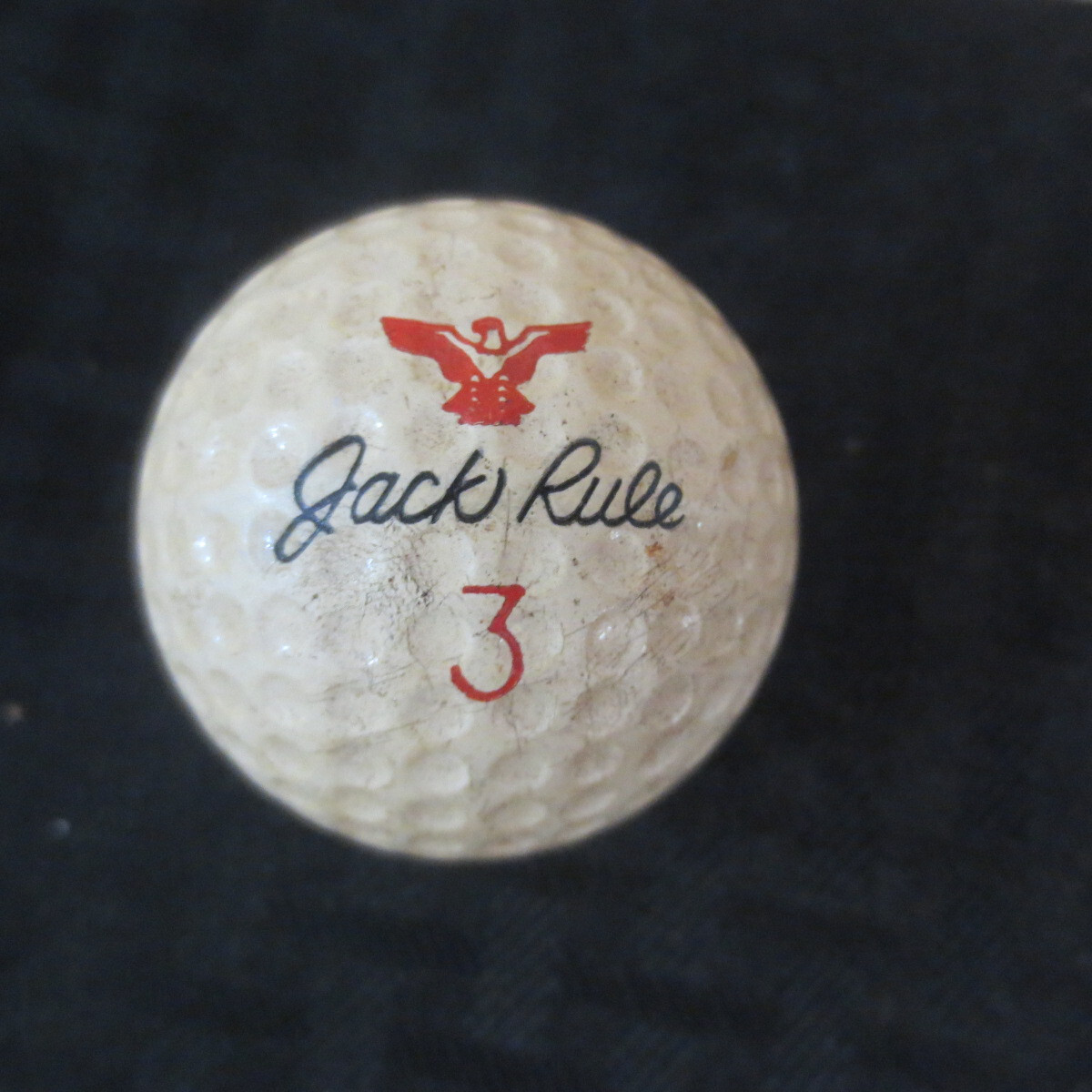 1962 Jack Rule Rare Signature Vintage Golf Ball | eBay